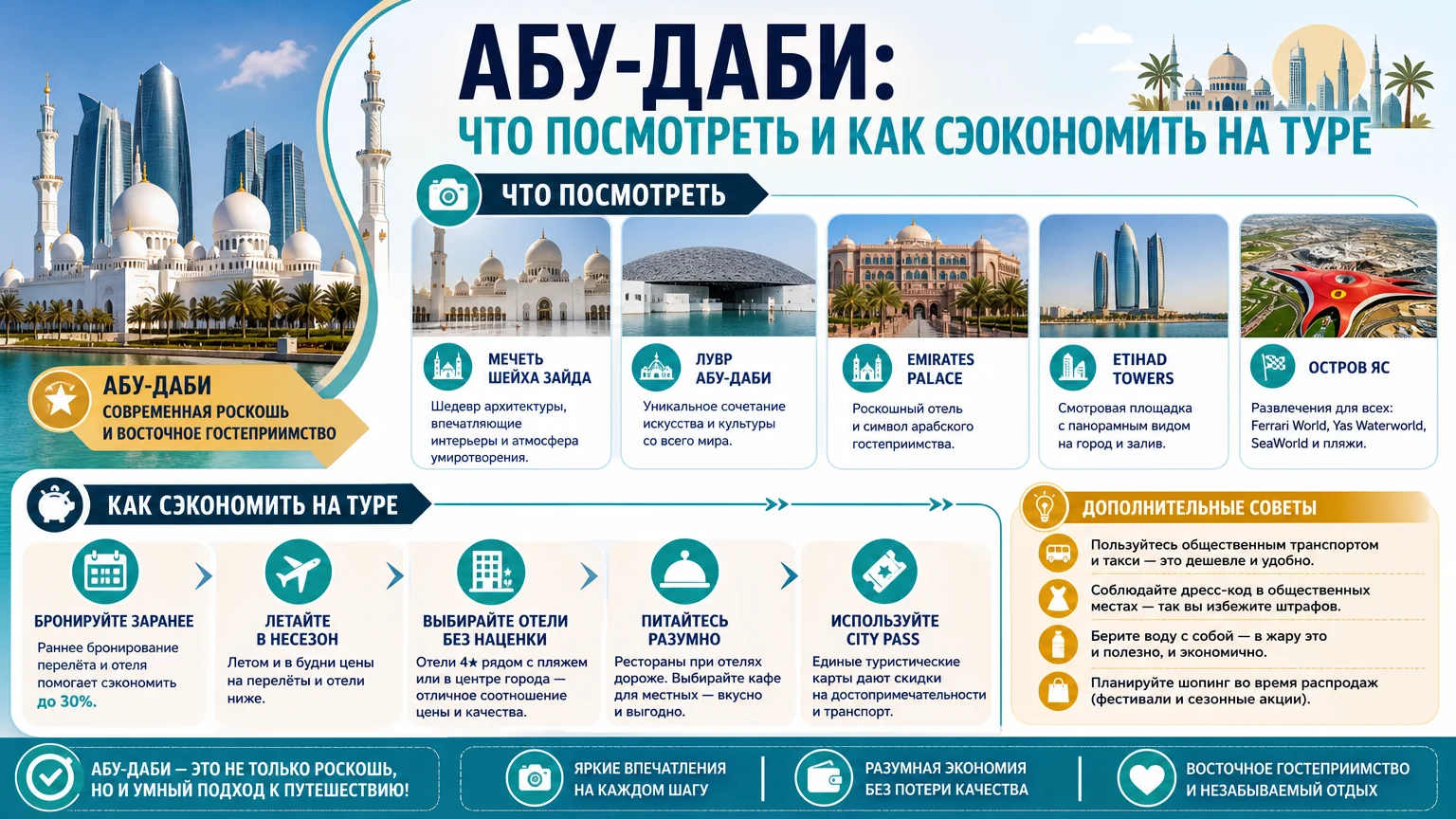 Абу-Даби: что посмотреть и как сэкономить на туре