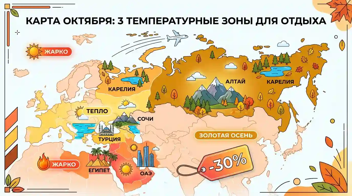 1. Бархатный сезон 2026: как отдохнуть на море в 2 раза дешевле и без толп туристов