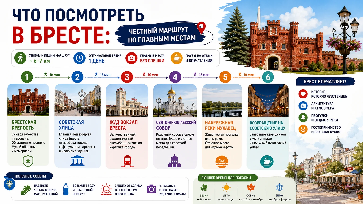 Что посмотреть в Бресте: честный маршрут по главным местам