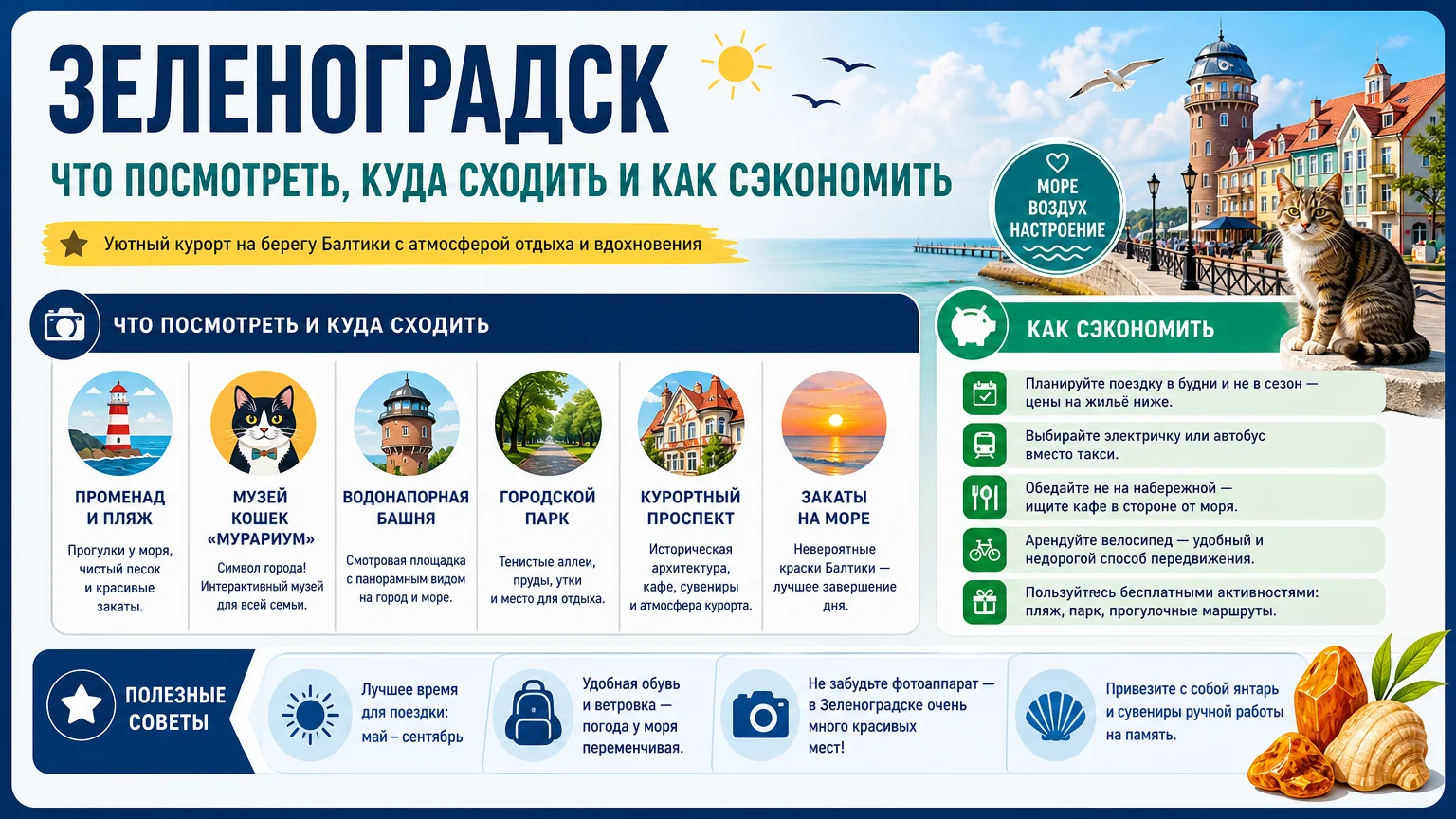 Зеленоградск: что посмотреть, куда сходить и как сэкономить