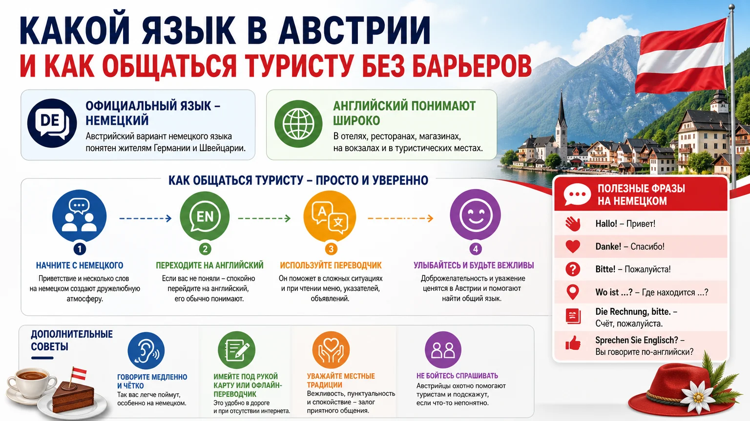 Какой язык в Австрии и как общаться туристу без барьеров