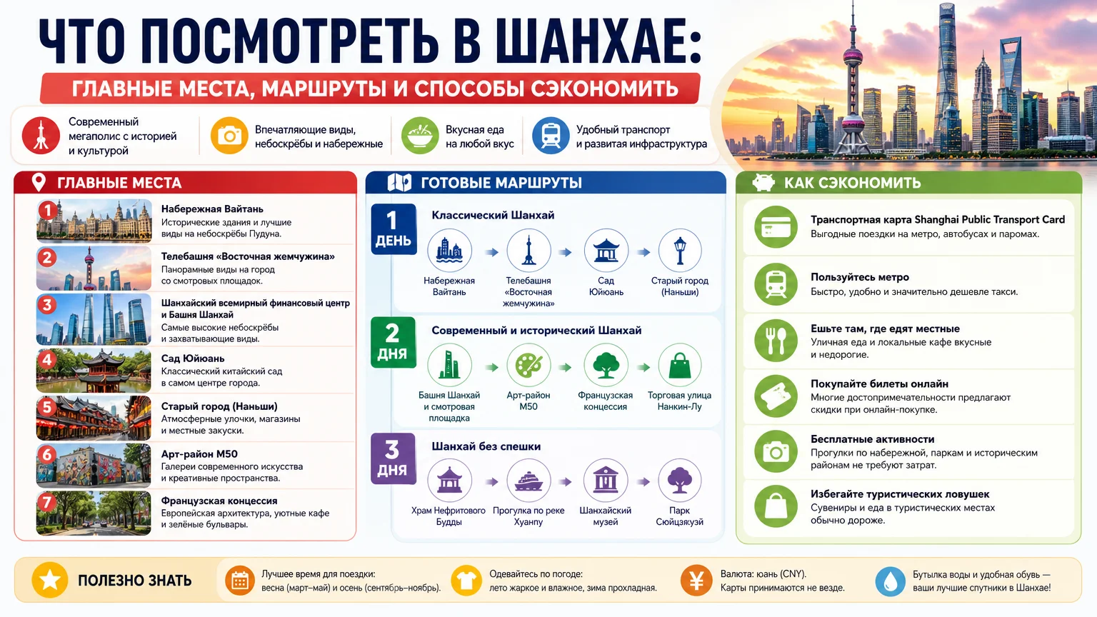 Что посмотреть в Шанхае: главные места, маршруты и способы сэкономить