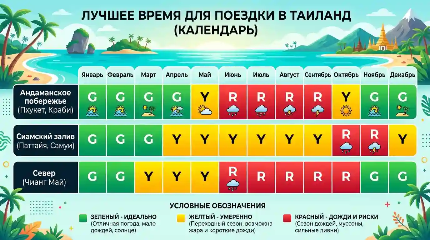 Когда сезон в Таиланде: как отдохнуть на лучших пляжах и не переплатить за отель в 2 раза