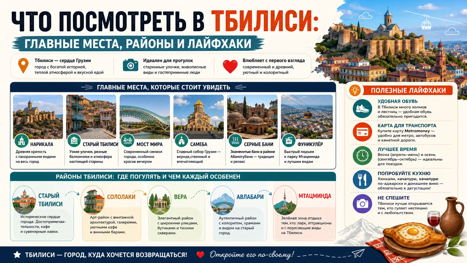 Что посмотреть в Тбилиси: главные места, районы и лайфхаки
